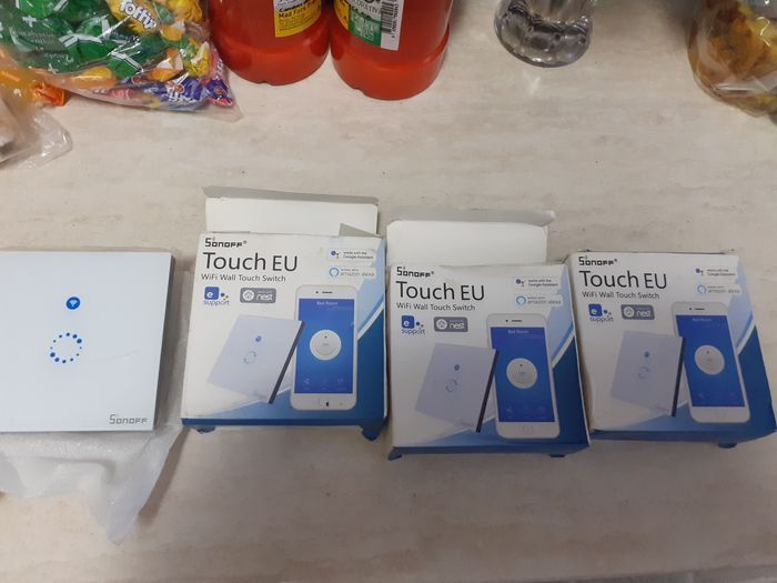 Intrerupator Touch Smart Simplu Wi-Fi Sonore Touch 2,4Ghz