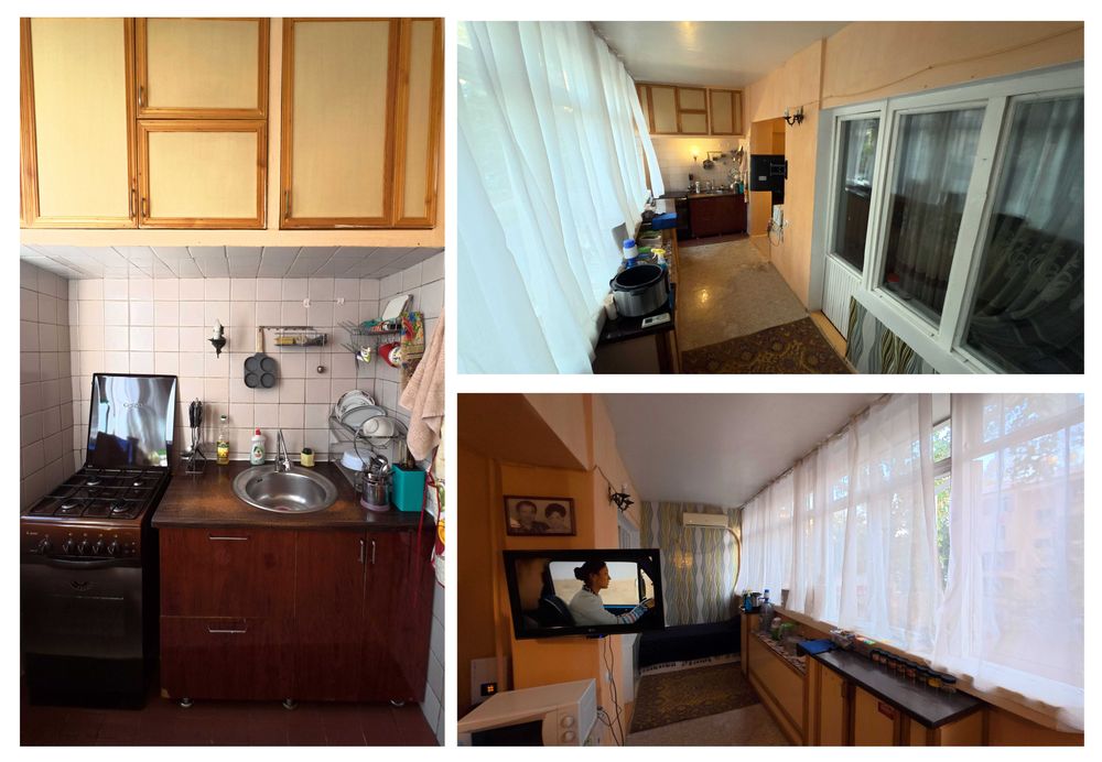 Продаётся 4 комнатная, Юнусабад-4, 2-этаж, кирпич, балкон 6х2 (своя)