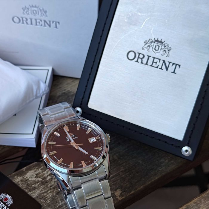 Orient Stretto Date Automatic Sunburst Blue 38.5mm
