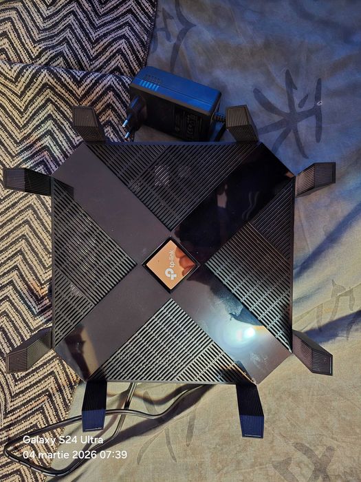 Router wireless TP-Link Archer AX6000, 802.11ax, Wi-Fi 6, Dual-Band