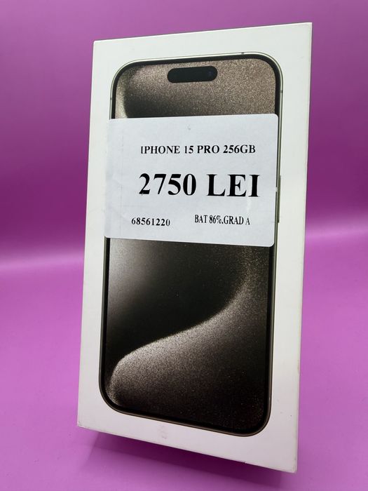 Iphone 15 PRO 256Gb •Matei Amanet Margeanului•68561