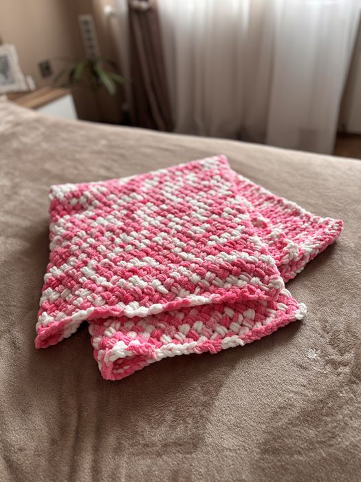 Ръчно плетено бебешко одеало
