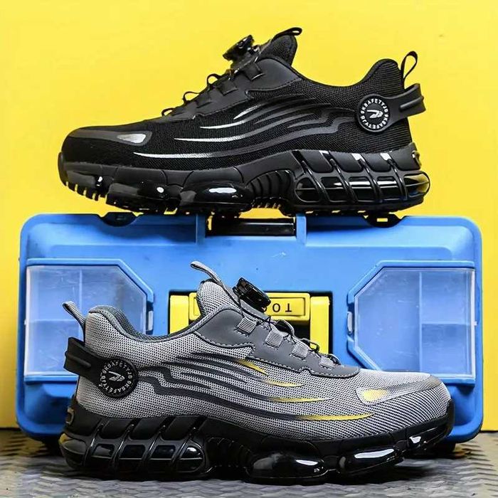 Adidasi de lucru cu Protectie, Varf metalic, Talpa intermediara Kevlar