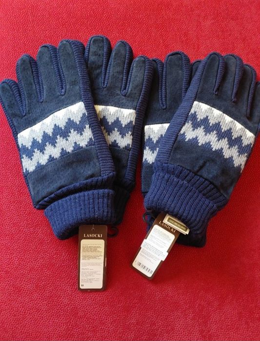 Mănuși piele noi S - XL