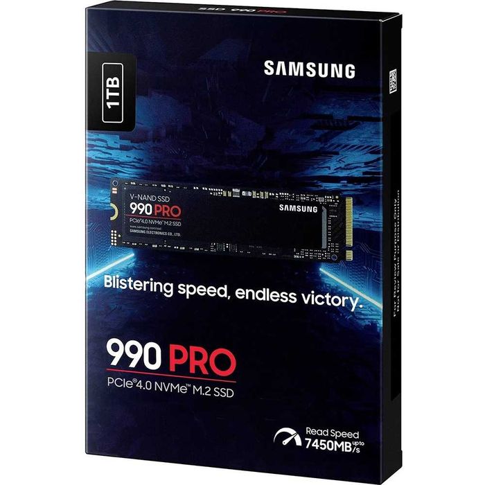 SSD Samsung 990 PRO 1TB, PCIe Gen 4.0 x4, NVMe, M.2.
