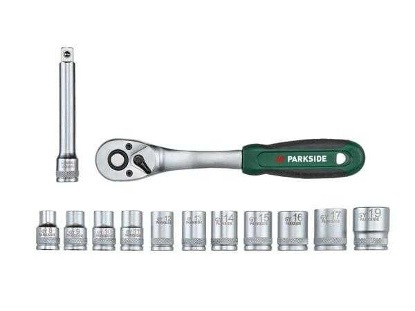 Set chei tubulare 13 piese oțel crom vanadiu înaltă calitate, ROBUSTE!