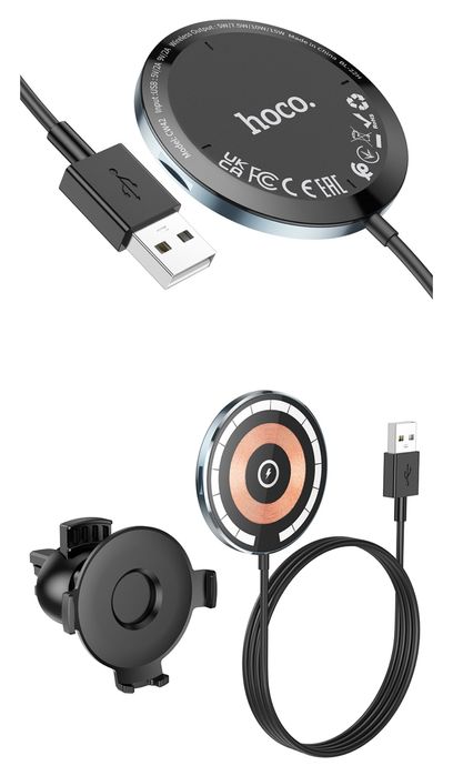 Hoco CW42 Магнитный Авто Держатель MagSafe 15W For iPhone 15