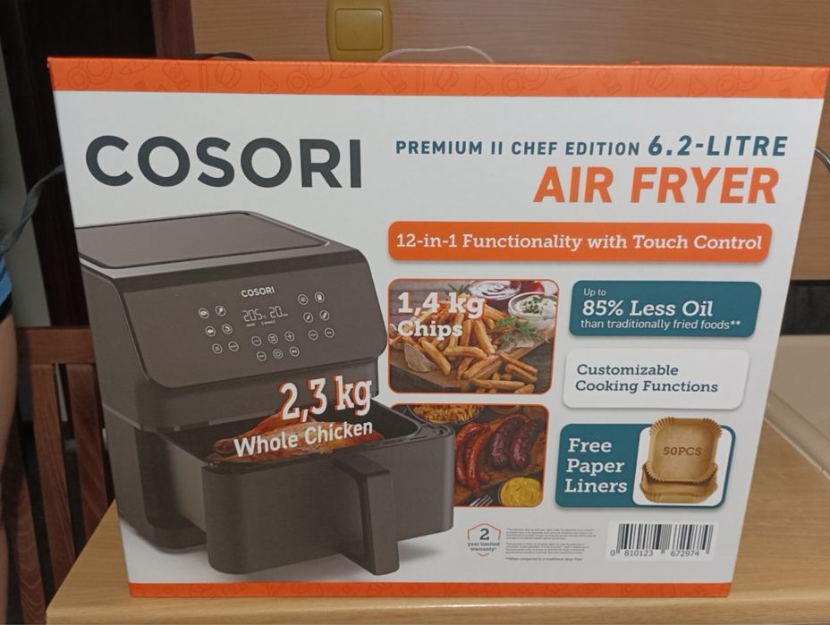 Фритюрник с горещ въздух Cosori Premium Ⅱ Air Fryer