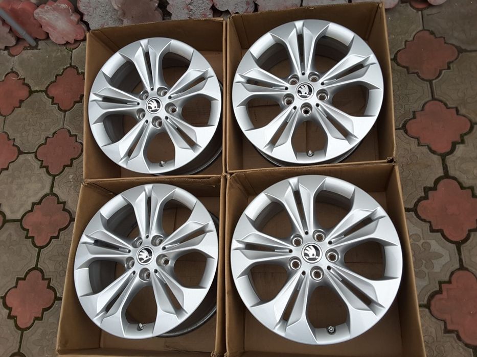 jante aliaj 17; 5x112; Skoda Octavia 4, Octavia 3, Octavia 2, Superb 2