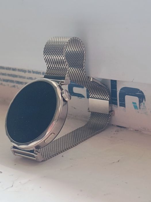 Ceas Huawei Watch GT 5 gold dama 41mm, ca nou, cutie + garantie Altex, curea metalică