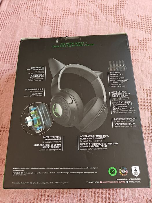 Razer Kraken Kitty v2 BT (беспроводные наушники)