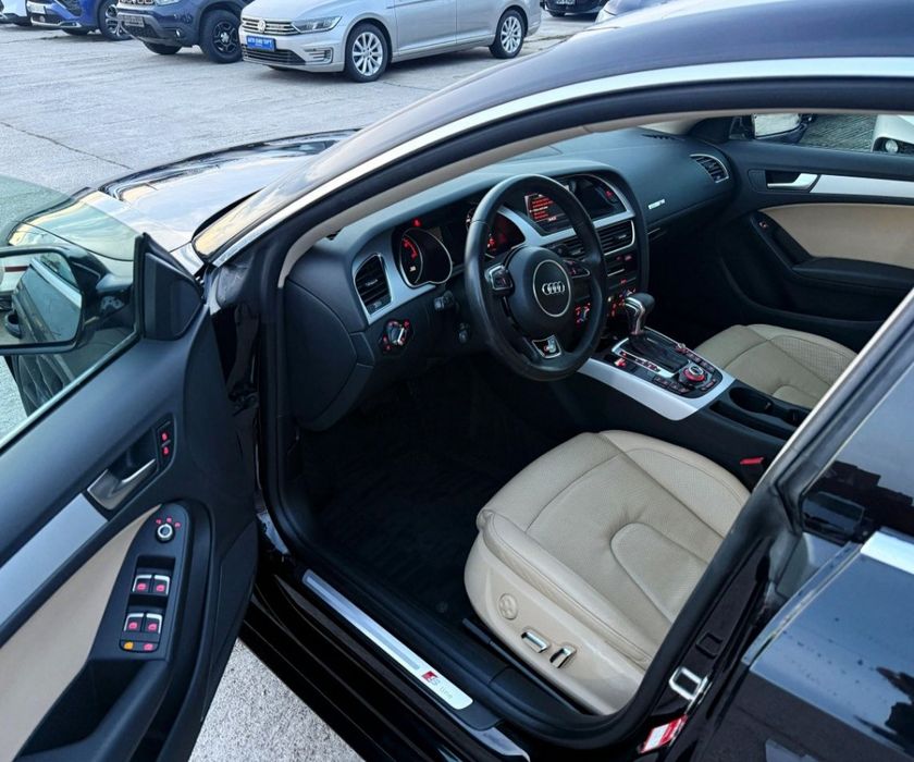 Audi A5 S line individual 2.0d 190cp Eur6 Ventilație Garanție Led navi