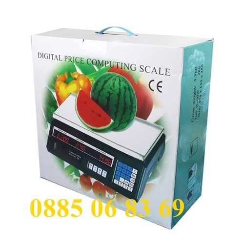 Кантар с платформа до 300 кг, електронен кантар, везна до 300 кг