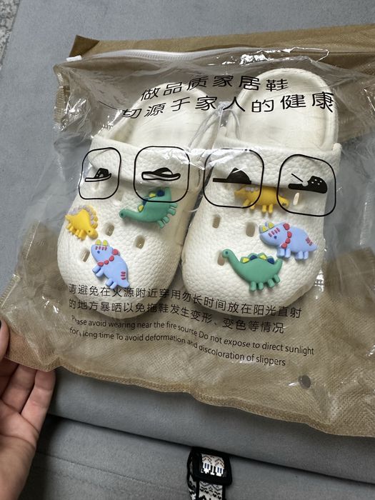 Детские шлепки сабо