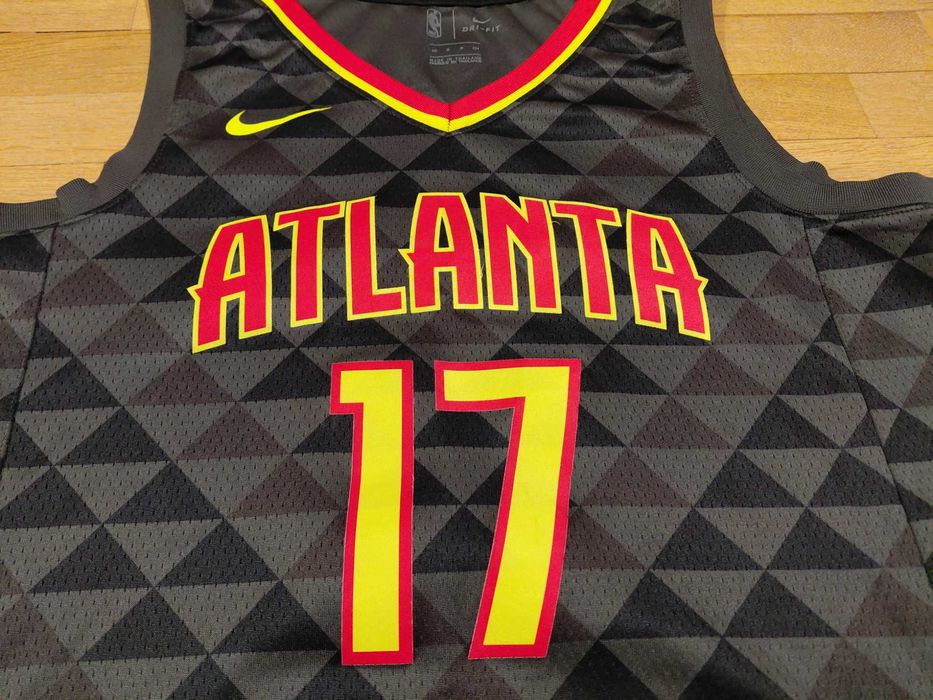Atlanta Hawks 17 Dennis Schroder Nike Swingman размер S потник NBA баскетбол джърси