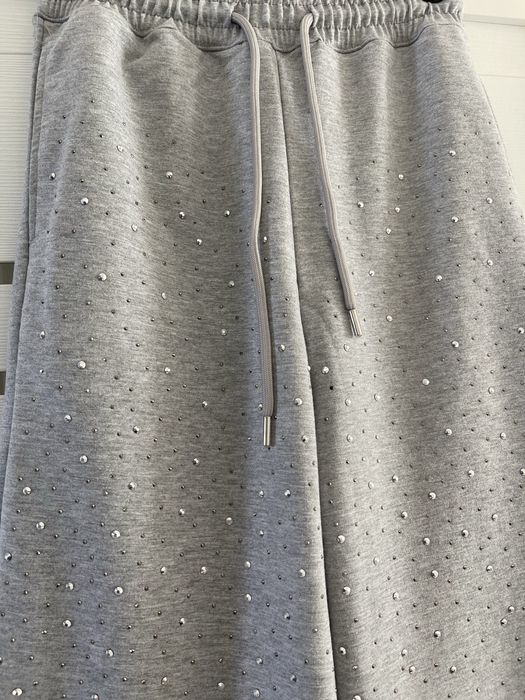 Брюки со стразами