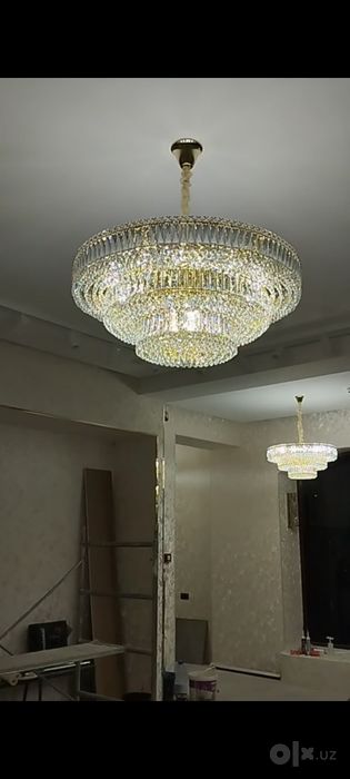 Установка  люстр, карнизов, Tv.