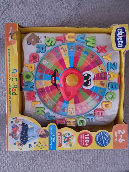 Baby Prof Chicco играчка ABC на Английски и Немски