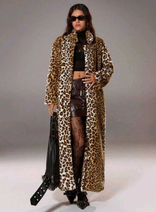 Тренчкот, палто с животински принт