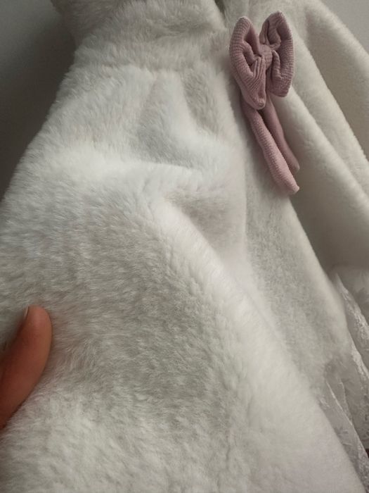 Красива бяла рокля с дантела Mamas&Papas размер 12-18 месеца