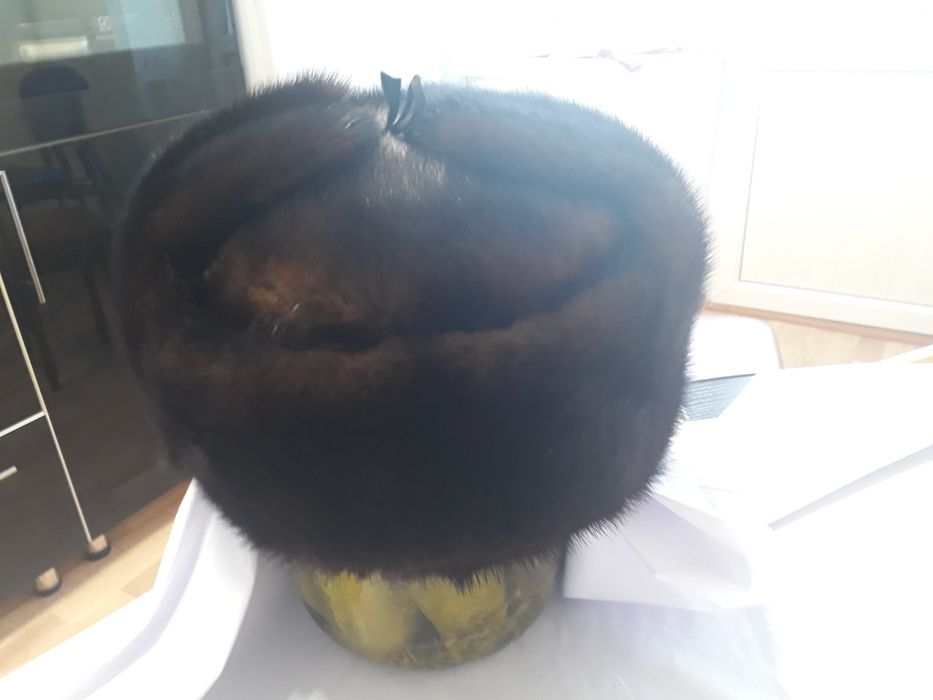 Шапка ушанка норка