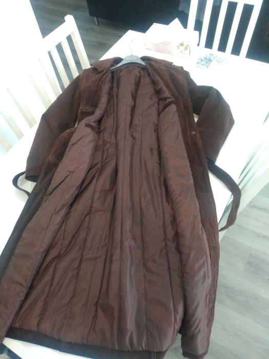 Palton dama piele naturala intoarsa