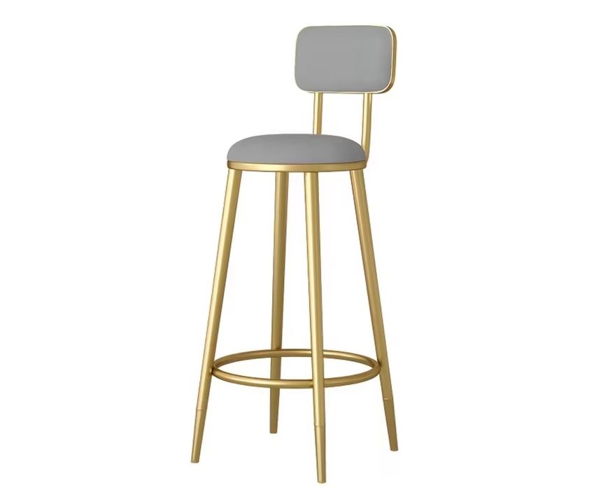 Малък бар стол , метален