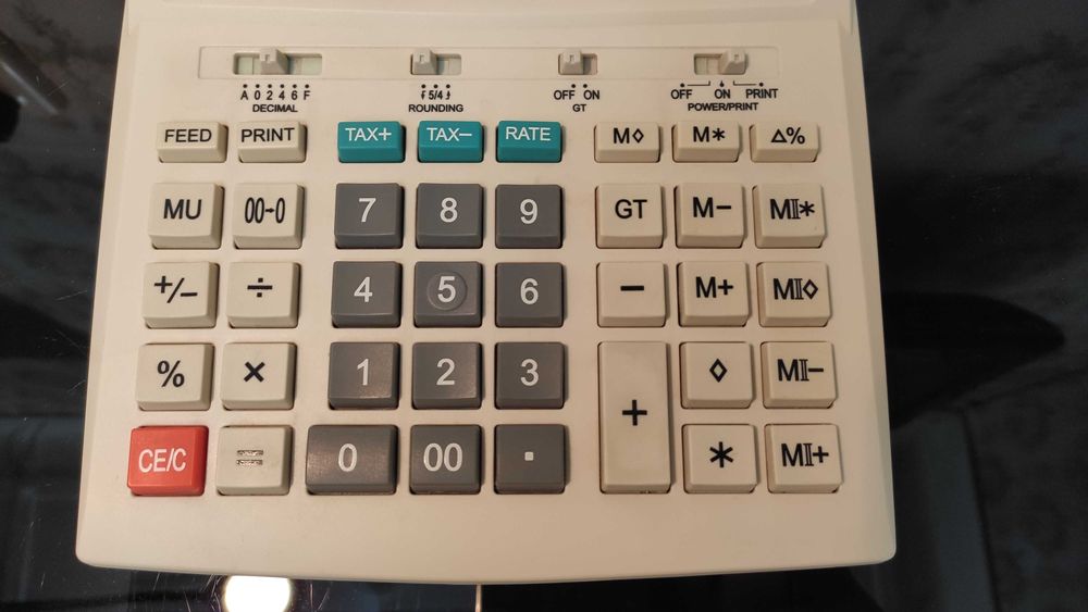 Citizen CX-123 II  печатающий калькулятор.