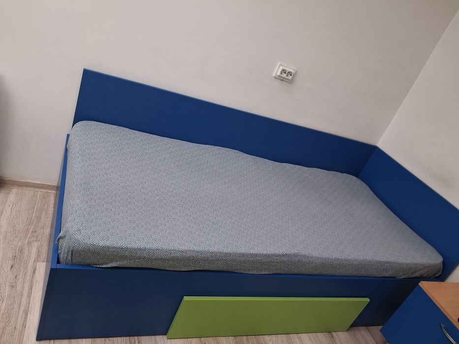 Mobila tineret verde albastru