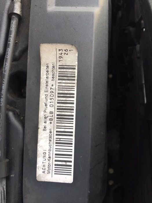 Vand motor Audi A4 b7 sau A6 C6 cod BLB