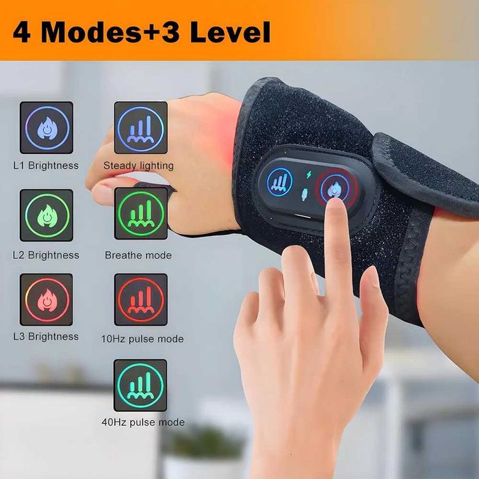 Чисто нов колан за инфрачервена и червена светлинна терапия (Red Light Therapy) с нагрев
