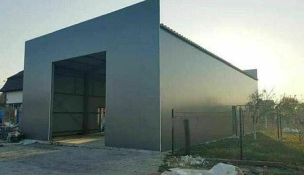 Vând hală metalica 12x8x4