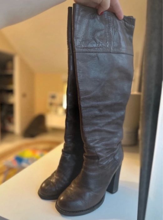 Cizme de piele naturala