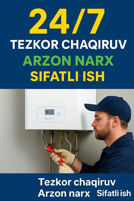 Santexnik xizmati 24/7. Сантехник, Katyol, Ariston remont, Tez.