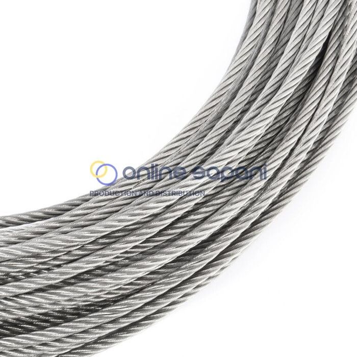 Въже от неръждаема стомана 7x19/AISI 316