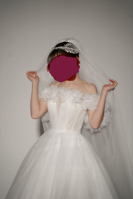 Белое свадебное платье