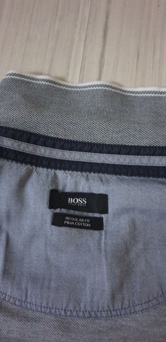 Hugo Boss  Pique Pima Cotton Regular Fit  XL - 2XL  ОРИГИНАЛ! Мъжка Те