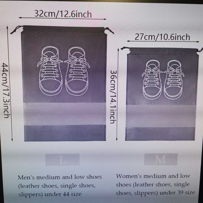 Преносими калъфи за съхранение на обувки,маратонки,чехли и т.н