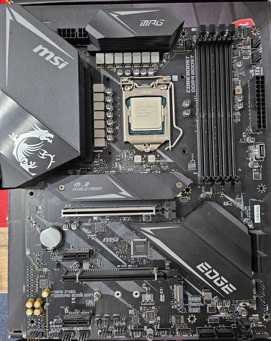 MSI MPG Z490 GAMING EDGE WIFI + Intel Core i5 10600K MB + CPU