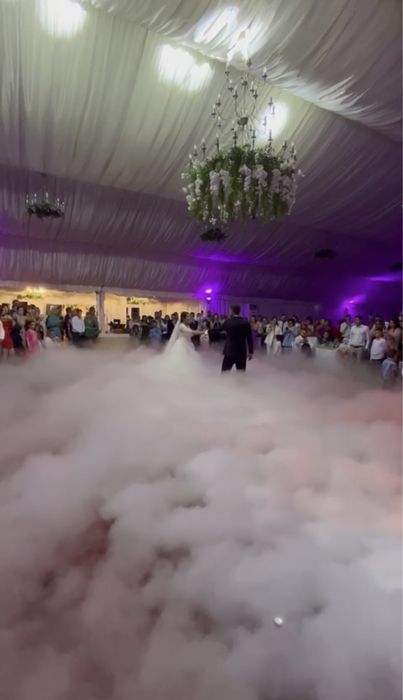 Fum greu,Artificii și Masina Baloane cu Fum pentru dansul mirilor