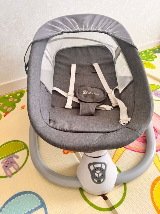 Детский шезлонг-электрокачели