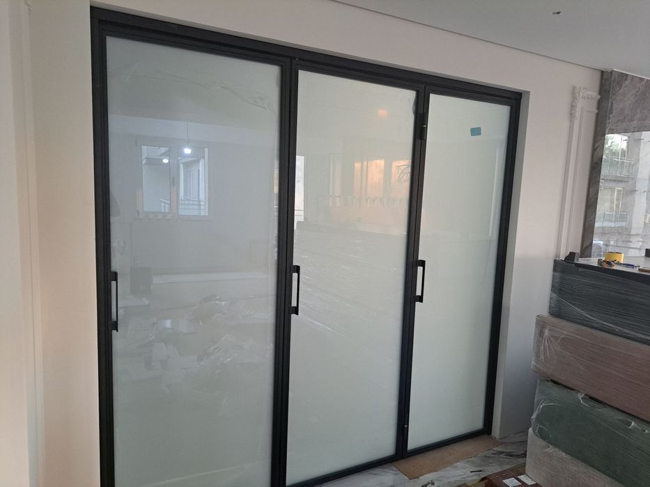 Стеклянная дверь/Раздвежная дверь/Лофт двери/Перегородки