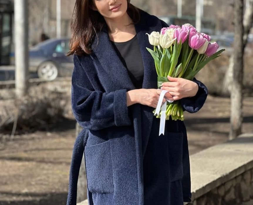 Шикарное пальто  Альпака