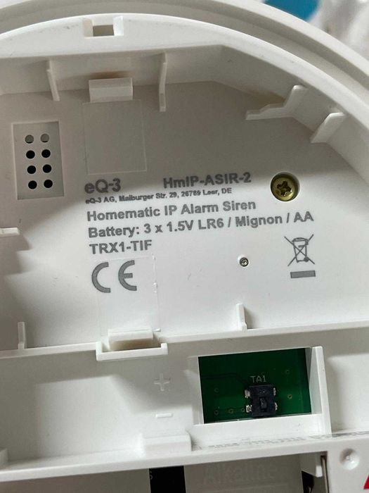 Sirena de Alarmă pentru Interior Homematic IP (HmIP-ASIR-2)