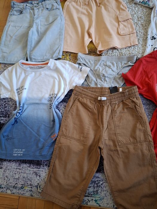 Lot merg 140-146 cm Adidas, H&M, George  pantaloni, tricou