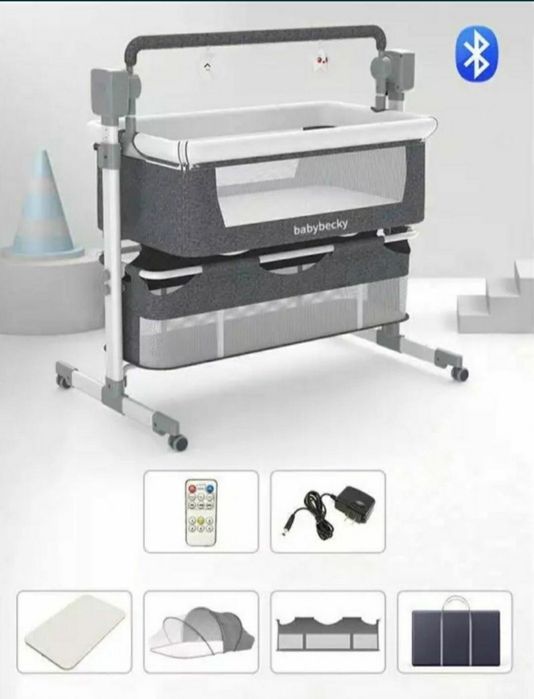 Даставка бесплатная. Детская электрическая люлка.