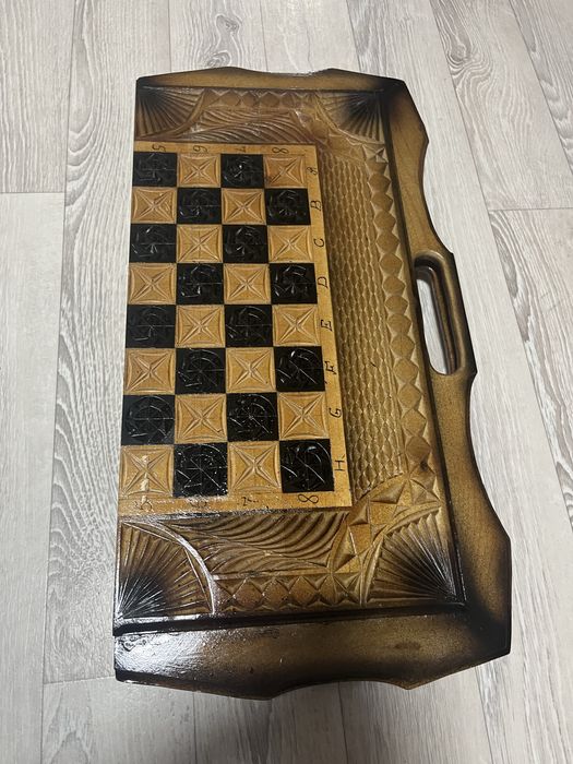 нарды-шахматы ручной работы