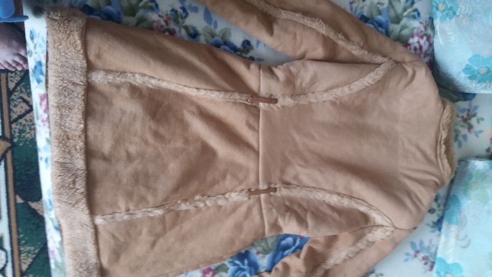 geaca piele dama+cojoc