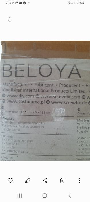 Vând  usa glisanta pt dus