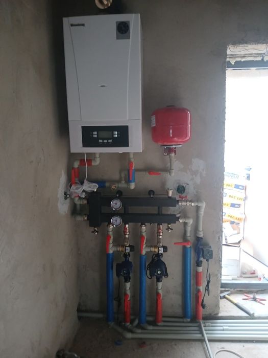 Услуги сантехника, тёплый пол